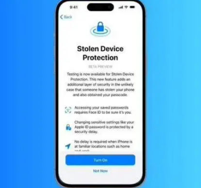 莫力达瓦苹果授权维修店分享被盗设备保护功能开启方法 