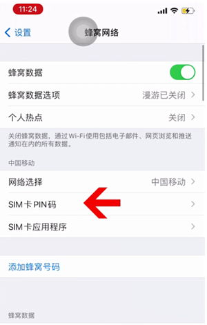 莫力达瓦苹果14维修网分享如何给iPhone14的SIM卡设置密码 