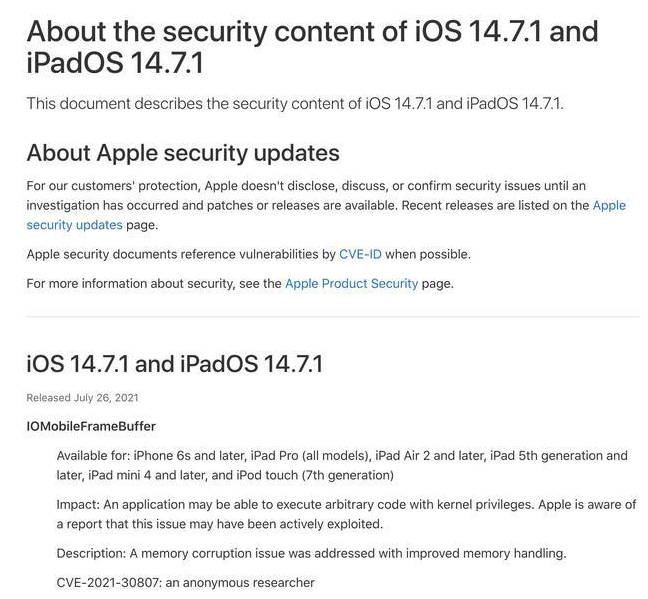 莫力达瓦苹果手机维修分享iOS 14.7.1 正式版更新内容及升级方法 
